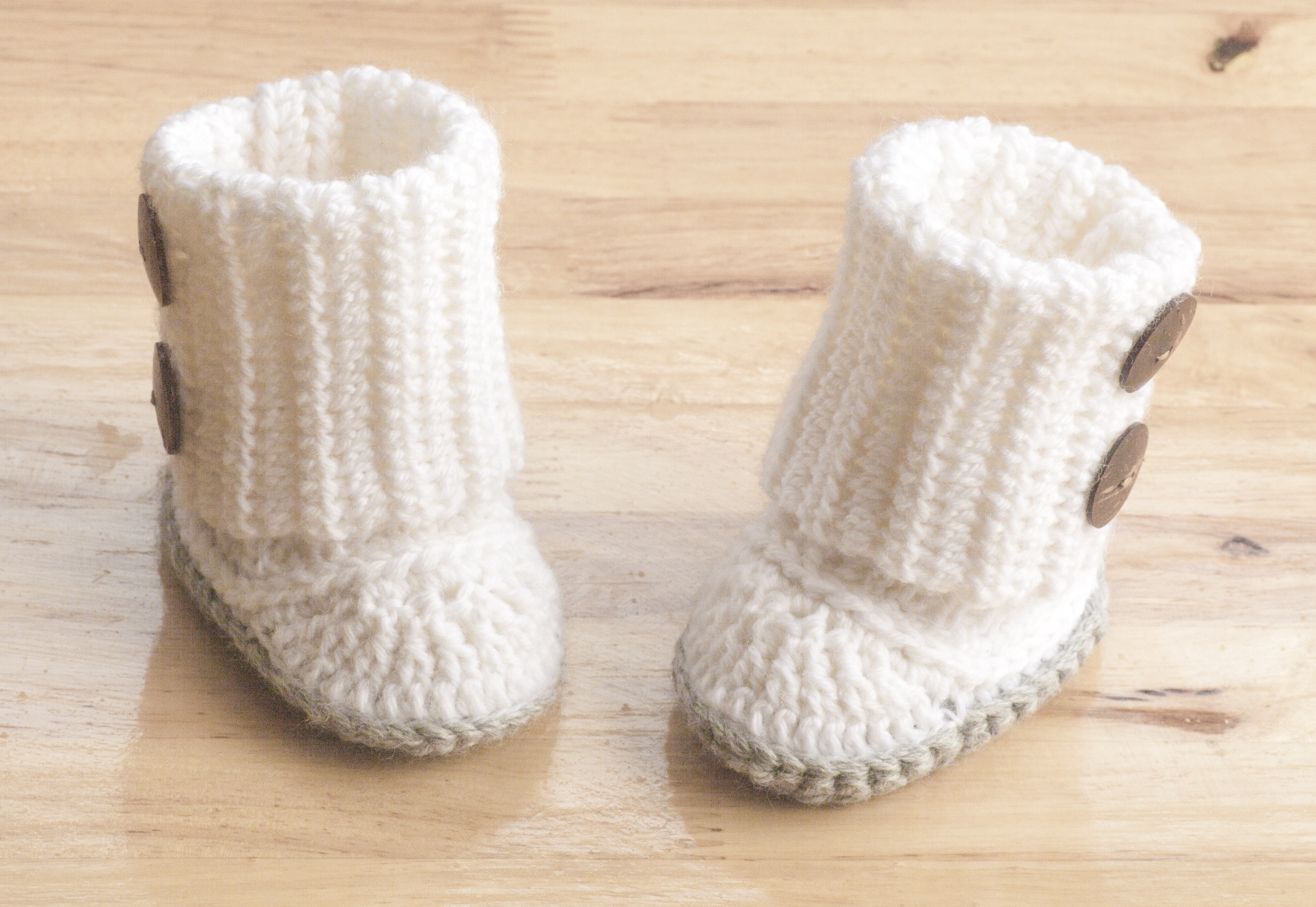Crochet baby ugg boots sales